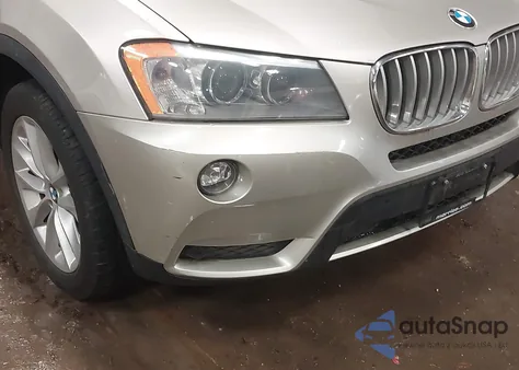 2013 BMW X3 xDrive28I из США, поврежденный, VIN 5UXWX9C54D0D05414